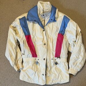 DESCENTE Ski Jacket 90s Mens Japanese Skiing Unisex Winter 1990s Retro Skiwear